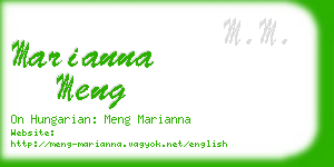 marianna meng business card
